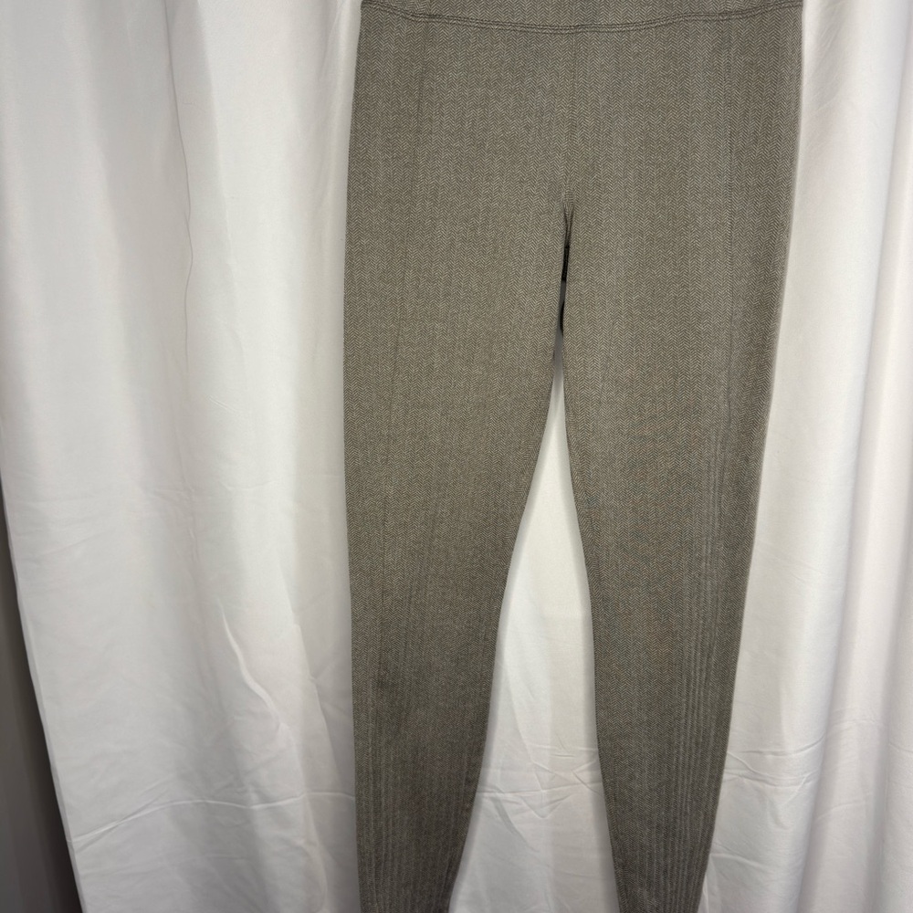 Athleta Tan Herringbone Pants